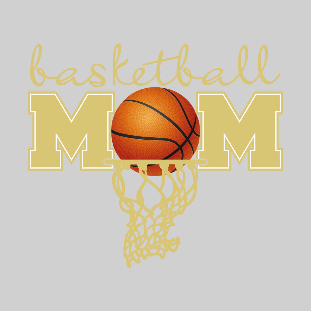Basketball Mom - Basketball with Net