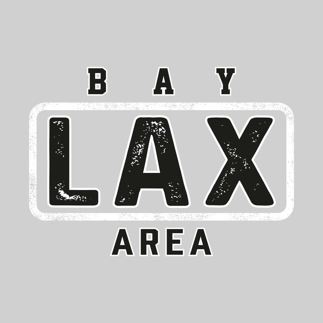 Bay Area Lacrosse Club - Lacrosse - Bay Framed LAX with Mascot Name - Distressed