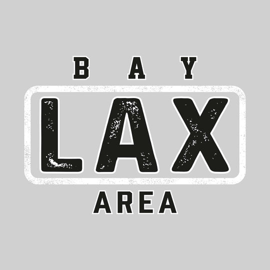 Bay Area Lacrosse Club - Lacrosse - Bay Framed LAX with Mascot Name - Distressed