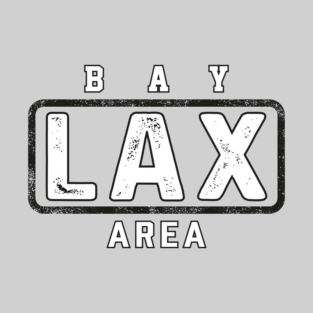 Bay Area Lacrosse Club - Lacrosse - Bay Framed LAX with Mascot Name - Distressed