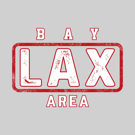 Bay Area Lacrosse Club - Lacrosse - Bay Framed LAX with Mascot Name - Distressed