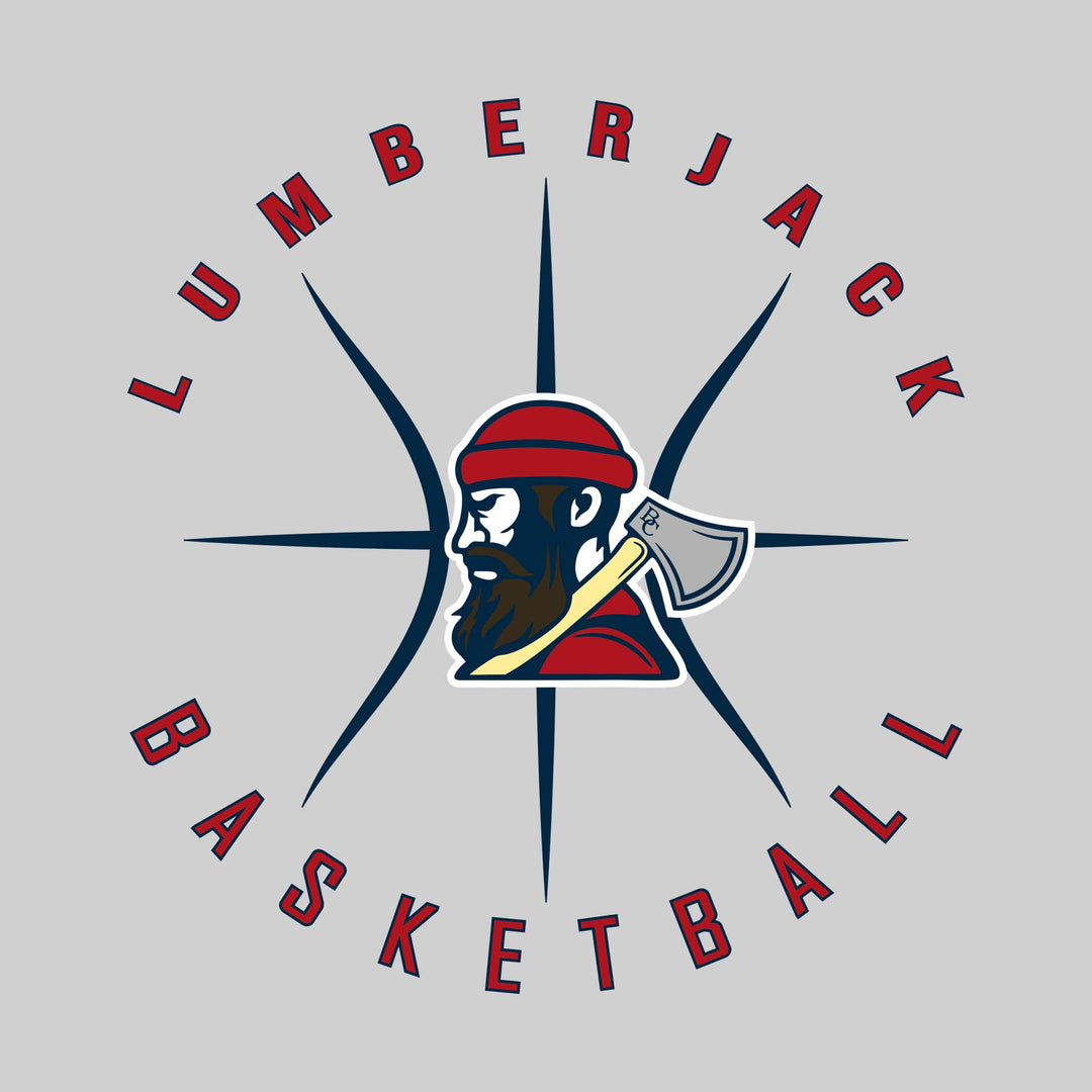 Bay City Academy - Basketball - Circle Text With Basketball Grooves