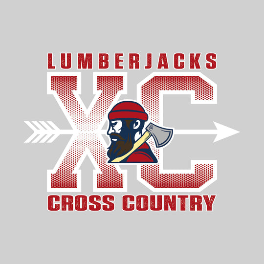 Bay City Academy - Cross Country - XC with Arrow and Mascot