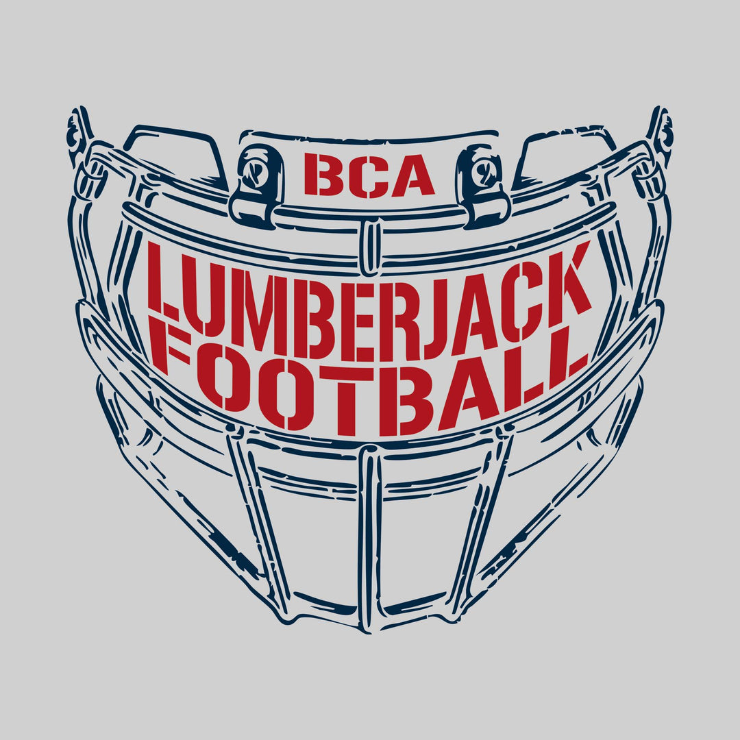 Bay City Academy - Football - Facemask with Text