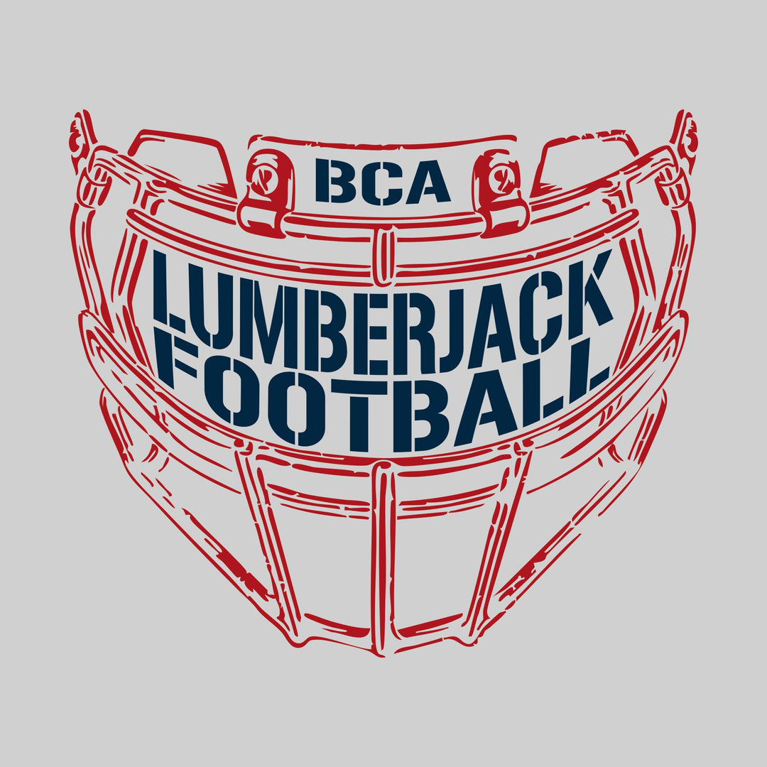 Bay City Academy - Football - Facemask with Text