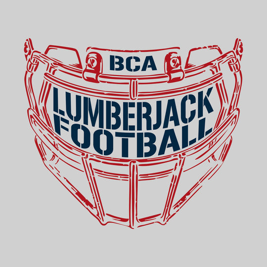 Bay City Academy - Football - Facemask with Text