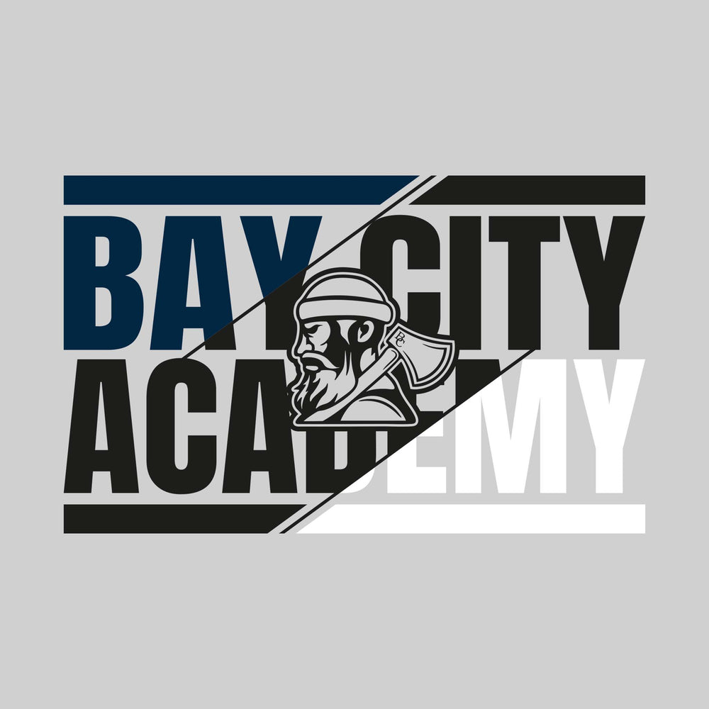 Bay City Academy - Spirit Wear - 3-Color Divided with Mascot
