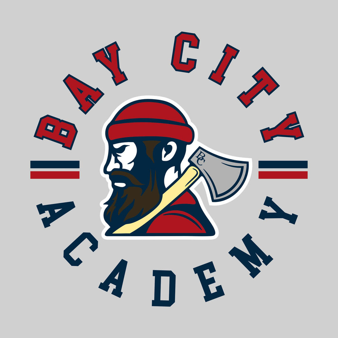 Bay City Academy - Spirit Wear - Circular Text with Logo