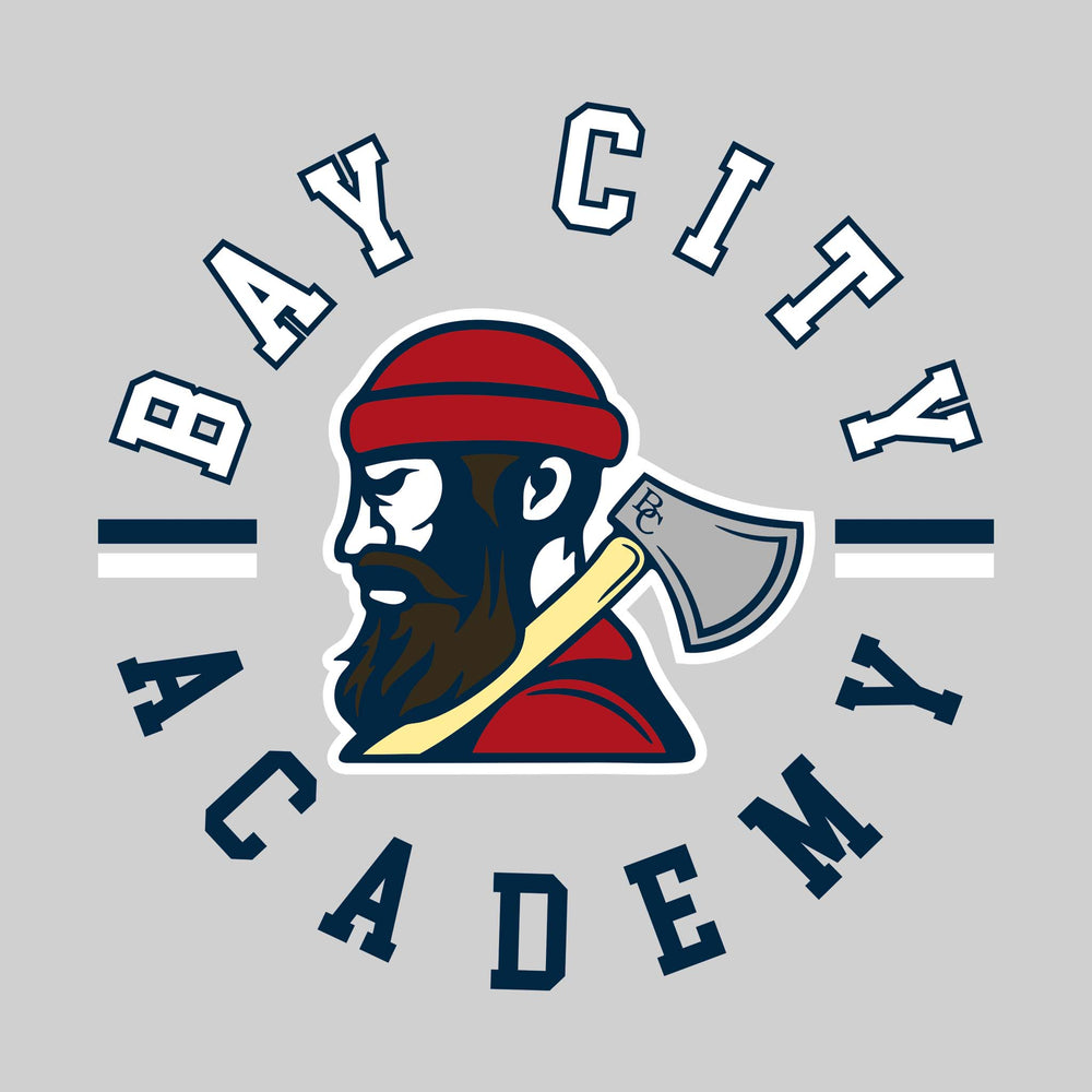 Bay City Academy - Spirit Wear - Circular Text with Logo