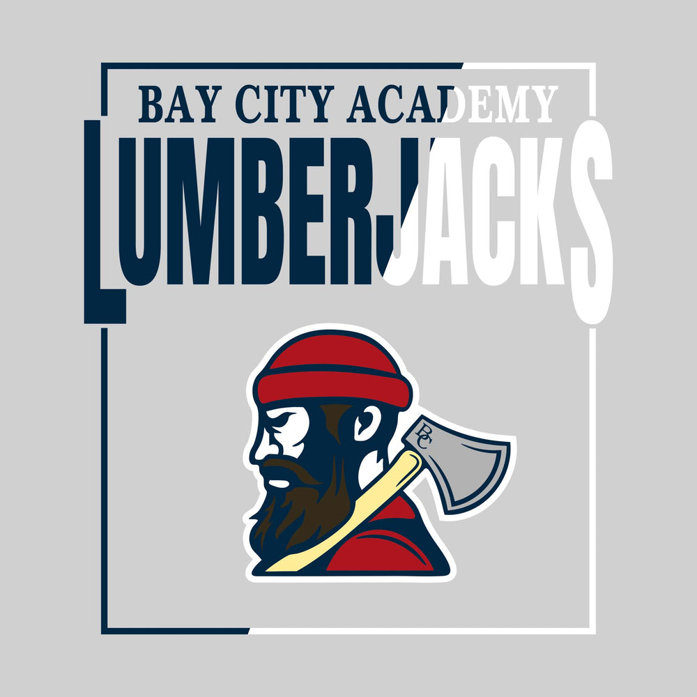 Bay City Academy - Spirit Wear - Split Color Boxed with Mascot