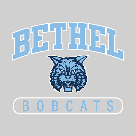 Bethel Lutheran Bobcats - Spirit Wear - Arched School Name with Mascot