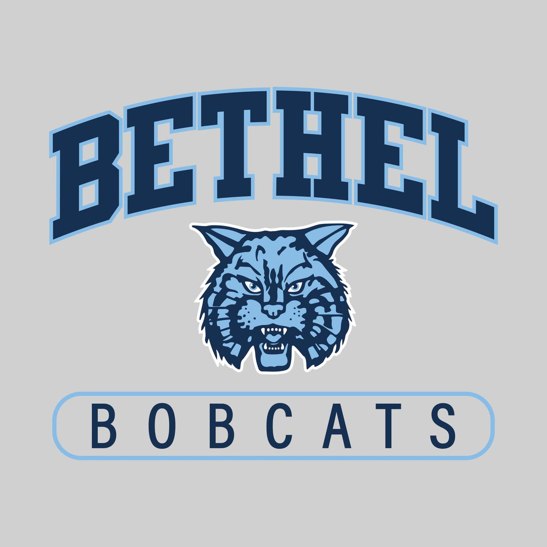 Bethel Lutheran Bobcats - Spirit Wear - Arched School Name with Mascot