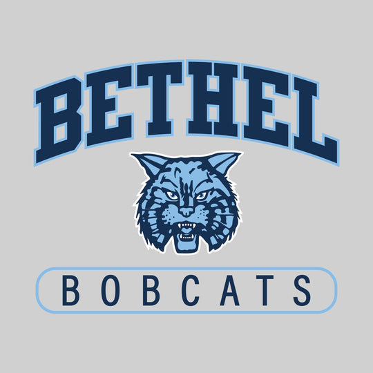 Bethel Lutheran Bobcats - Spirit Wear - Arched School Name with Mascot