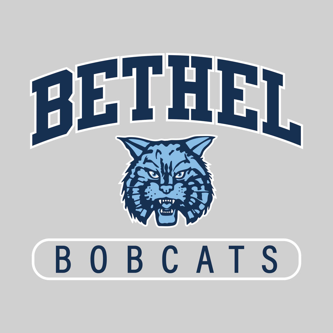 Bethel Lutheran Bobcats - Spirit Wear - Arched School Name with Mascot