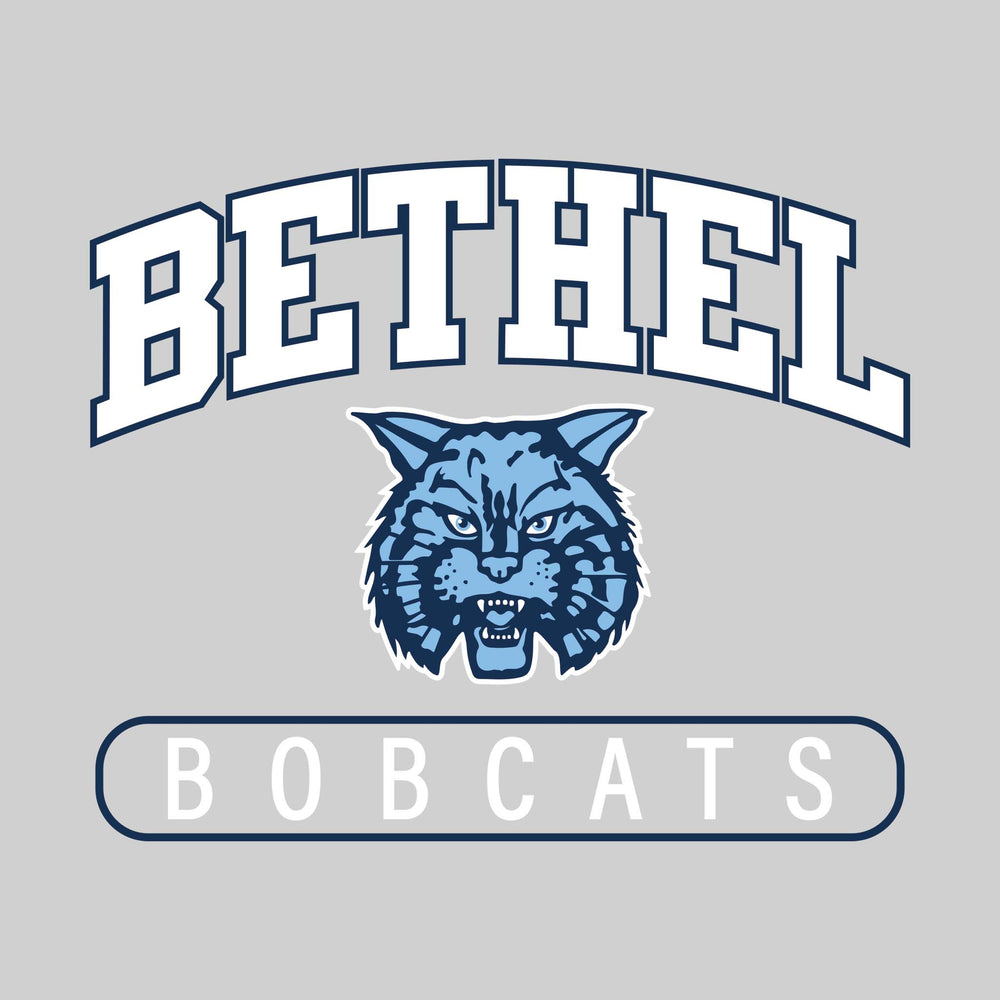 Bethel Lutheran Bobcats - Spirit Wear - Arched School Name with Mascot