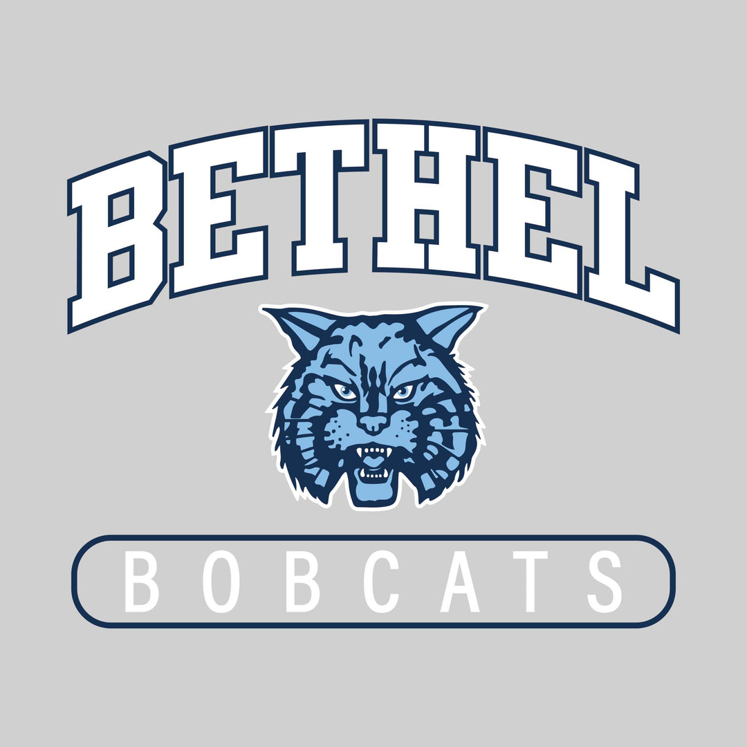 Bethel Lutheran Bobcats - Spirit Wear - Arched School Name with Mascot