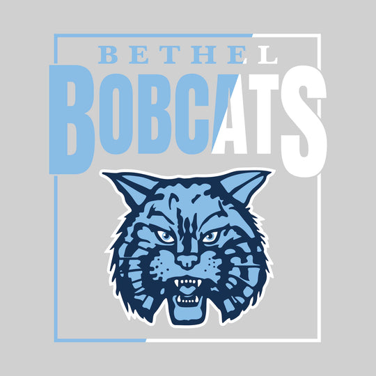 Bethel Lutheran Bobcats - Spirit Wear - Split Color Boxed with Mascot