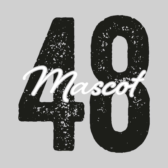 Spirit Wear - Oversized Number with Mascot and Optional Name