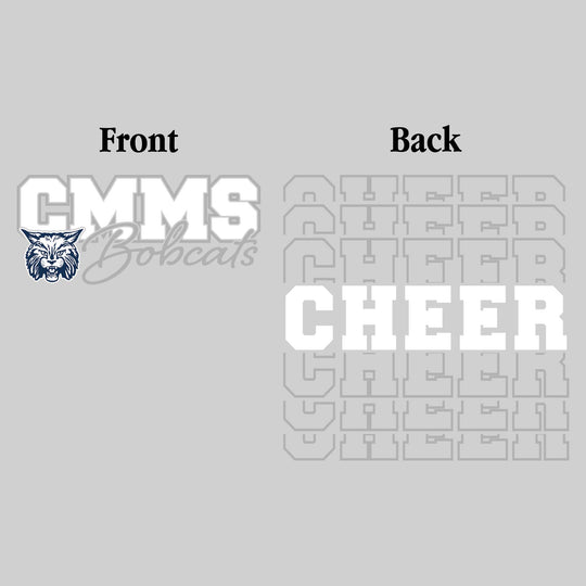 CMMS Bobcats - Cheer - CMMS Bobcats with Cheer Repeated on Back