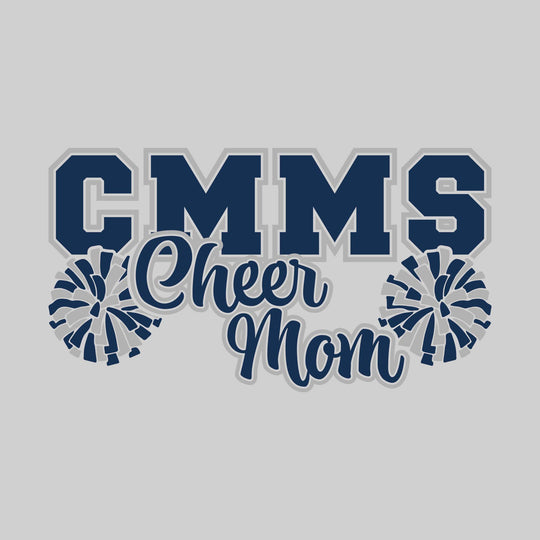 CMMS - Cheer - CMMS Cheer Mom with Poms