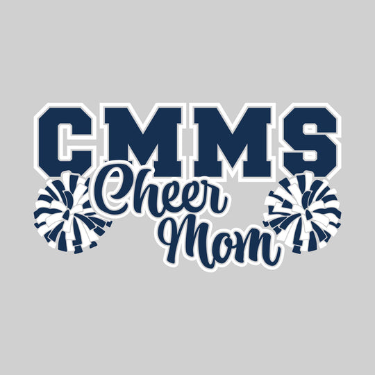 CMMS - Cheer - CMMS Cheer Mom with Poms