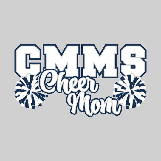CMMS - Cheer - CMMS Cheer Mom with Poms