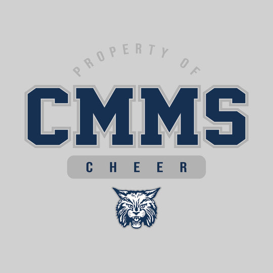CMMS Bobcats - Cheer - Property of CMMS Cheer with Lower Mascot
