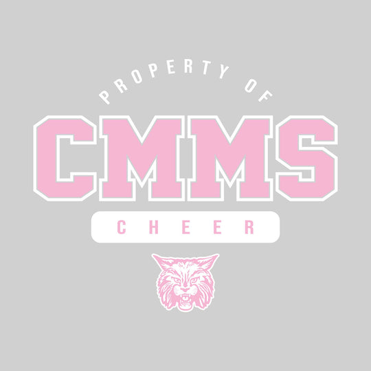 CMMS Bobcats - Cheer - Property of CMMS Cheer with Lower Mascot
