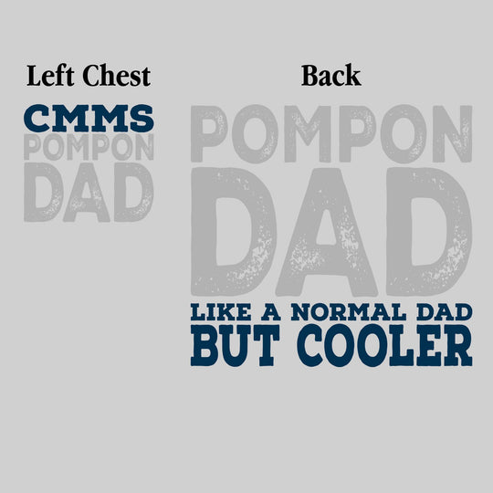 CMMS - Poms - CMMS Pompon Dad - Like a Normal Dad But Cooler