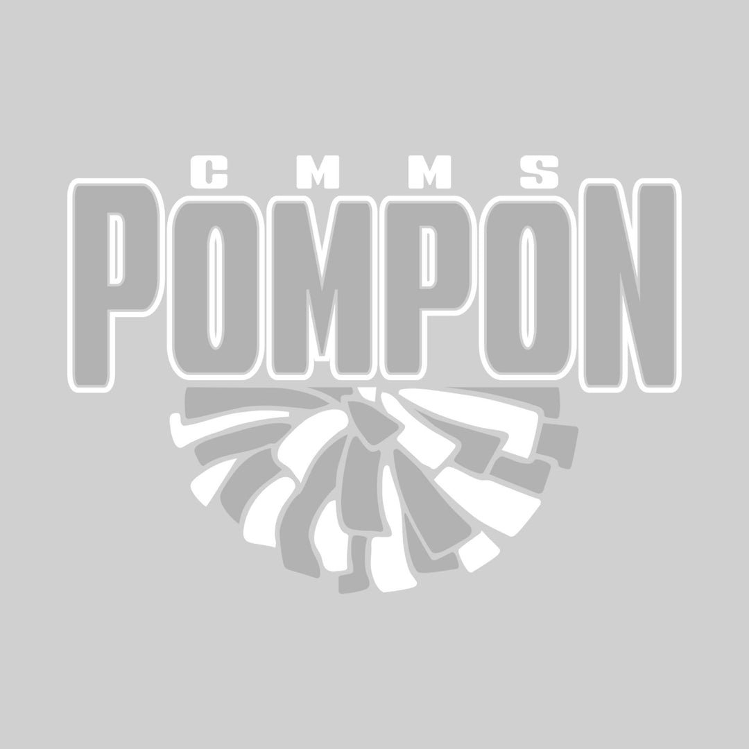 CMMS - Poms - CMMS Pompon with Half Pom and Optional Name