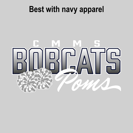 CMMS - Poms - Gradient Bobcats with Poms