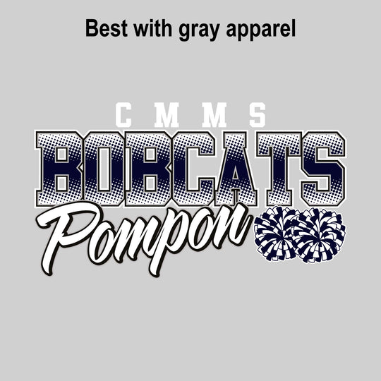 CMMS - Poms - Halftone with Poms