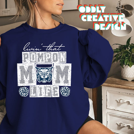 CMMS - Poms - Livin That Pompon Mom Life