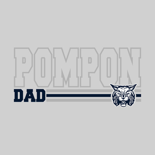 CMMS - Poms - Pompon Dad - Outlined Pompon with Color Bars