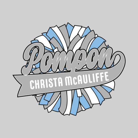 CMMS - Poms - Pompon with School Name and Oversized Pom