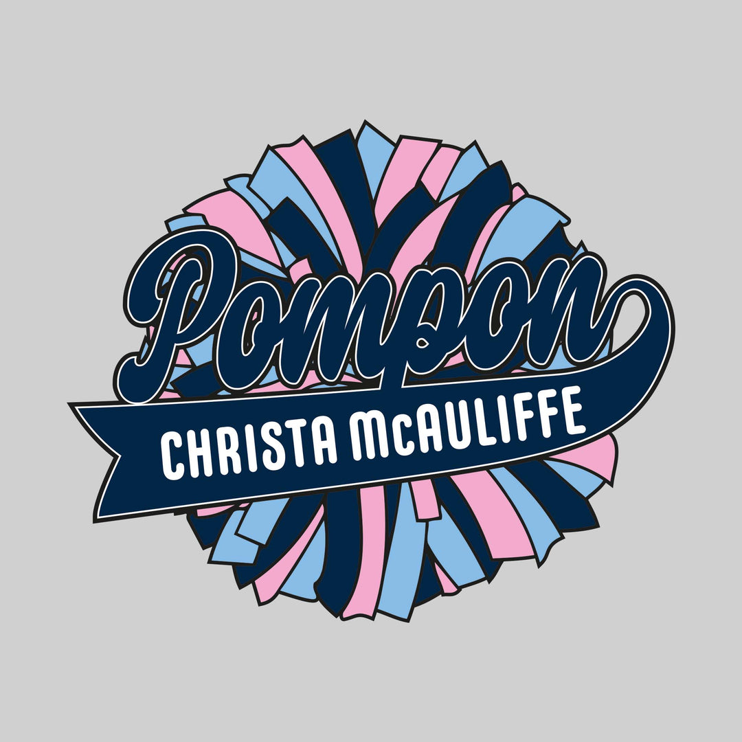 CMMS - Poms - Pompon with School Name and Oversized Pom