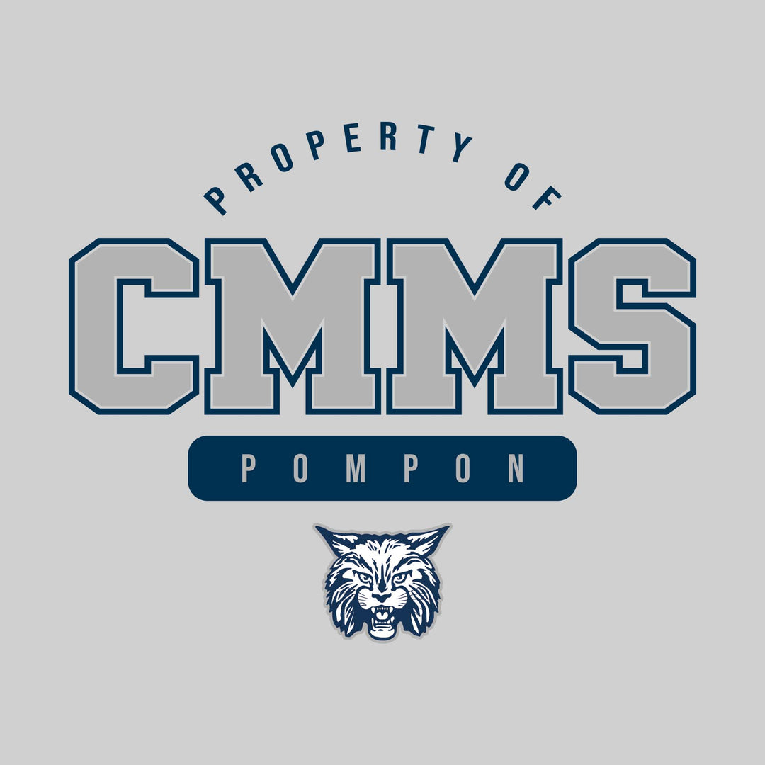CMMS - Poms - Property of CMMS Pompon with Lower Mascot