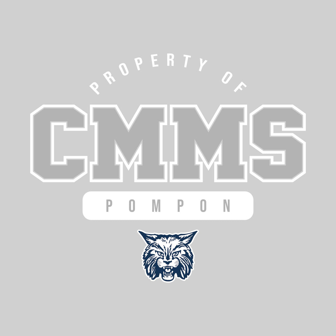 CMMS - Poms - Property of CMMS Pompon with Lower Mascot