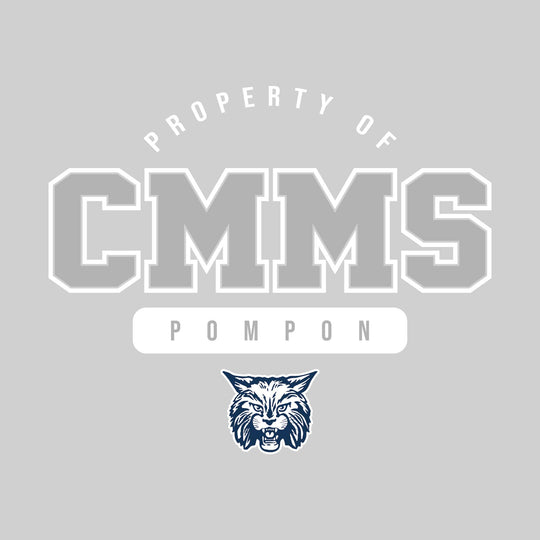 CMMS - Poms - Property of CMMS Pompon with Lower Mascot