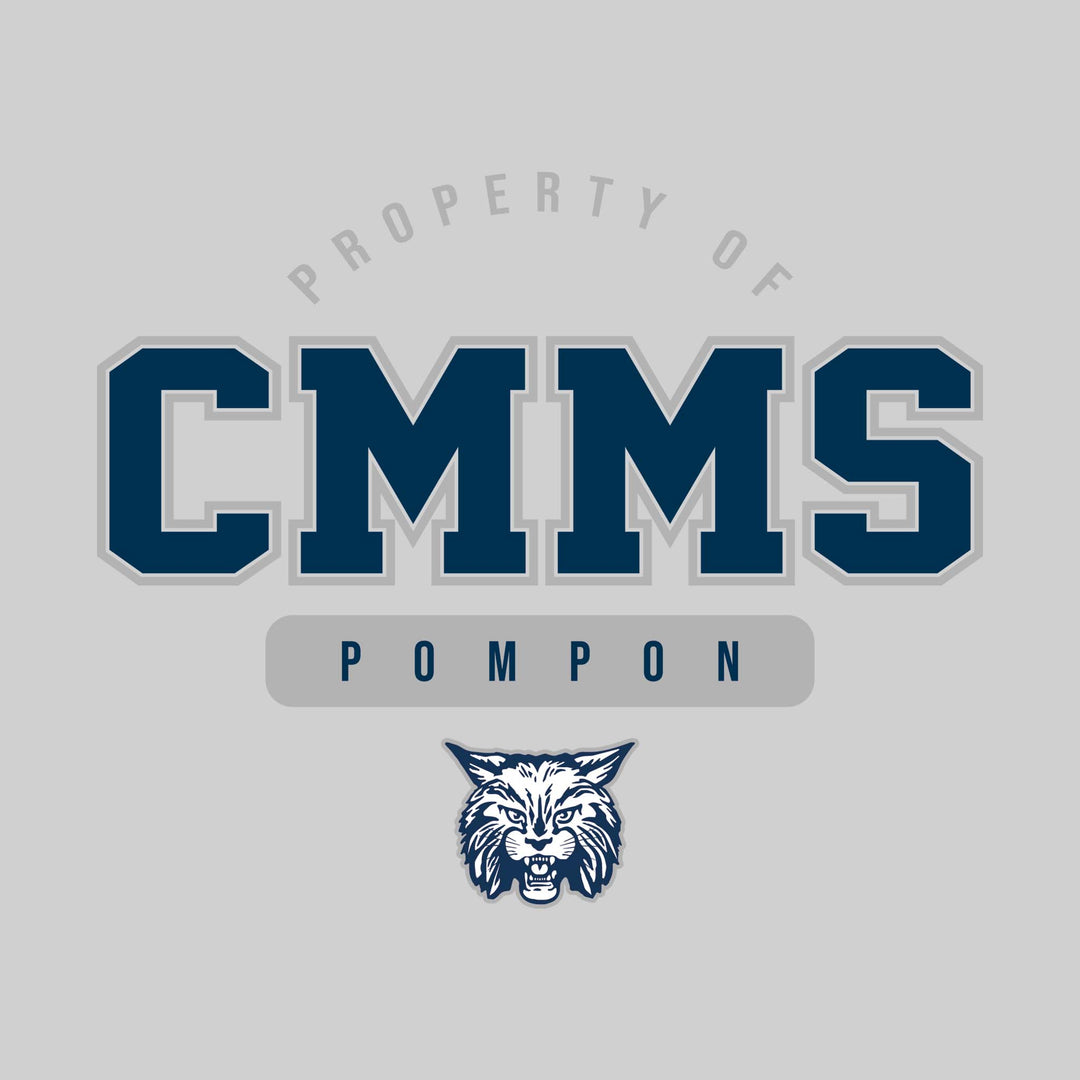 CMMS - Poms - Property of CMMS Pompon with Lower Mascot