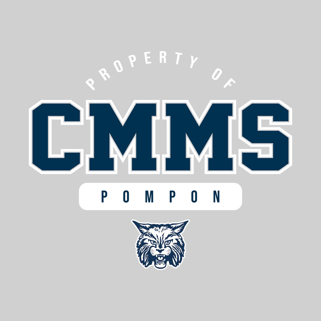 CMMS - Poms - Property of CMMS Pompon with Lower Mascot
