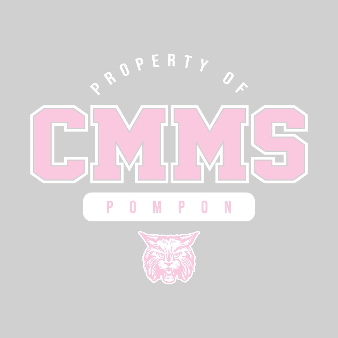 CMMS - Poms - Property of CMMS Pompon with Lower Mascot