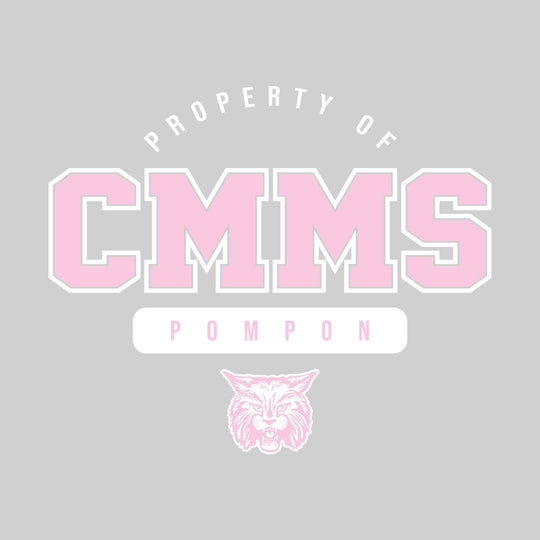 CMMS - Poms - Property of CMMS Pompon with Lower Mascot