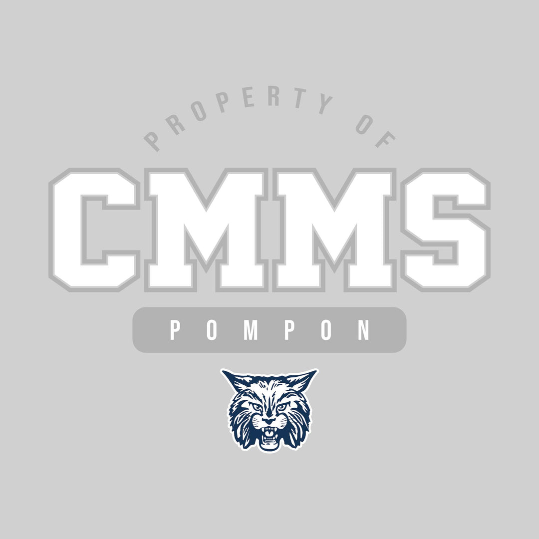 CMMS - Poms - Property of CMMS Pompon with Lower Mascot