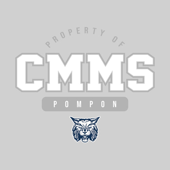 CMMS - Poms - Property of CMMS Pompon with Lower Mascot