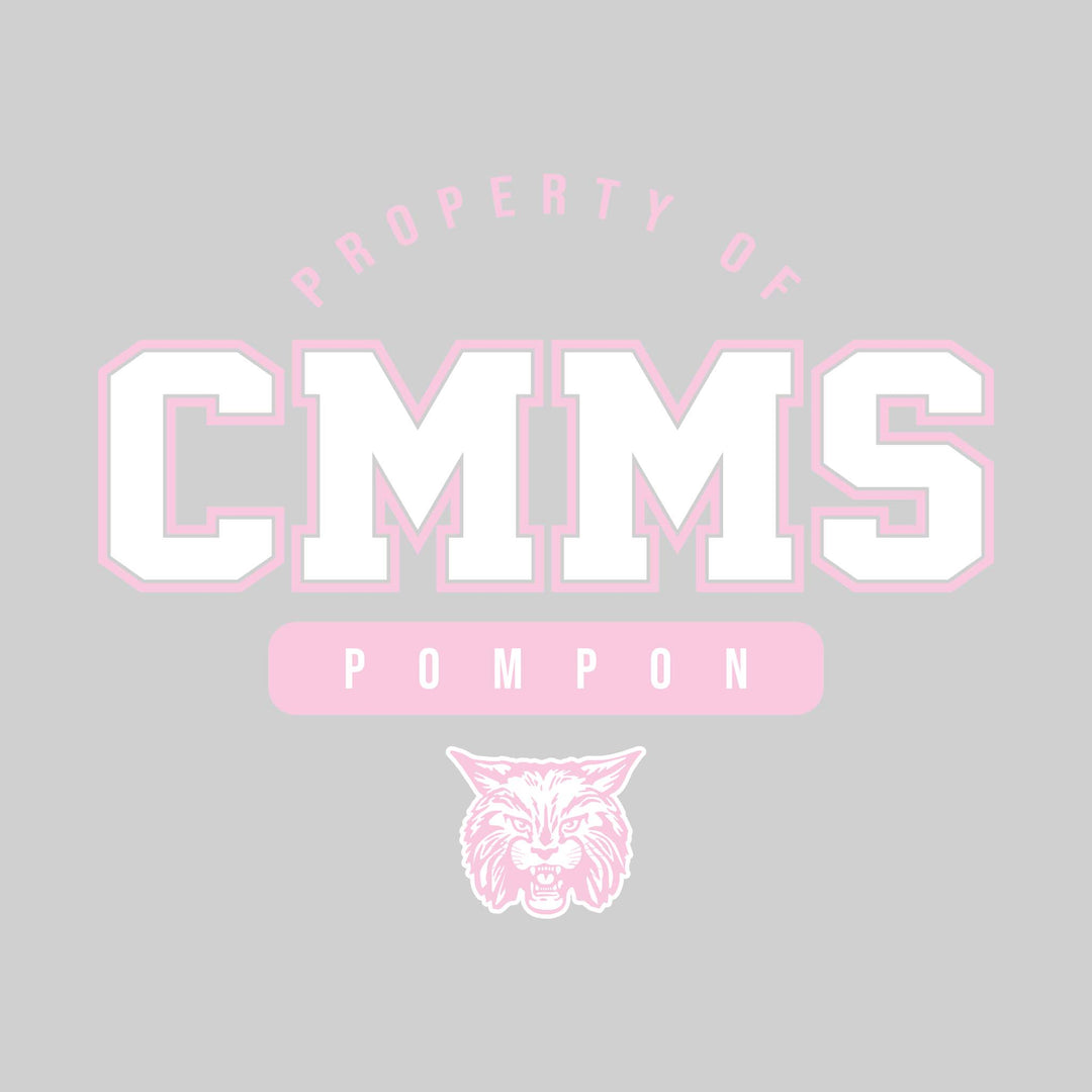 CMMS - Poms - Property of CMMS Pompon with Lower Mascot