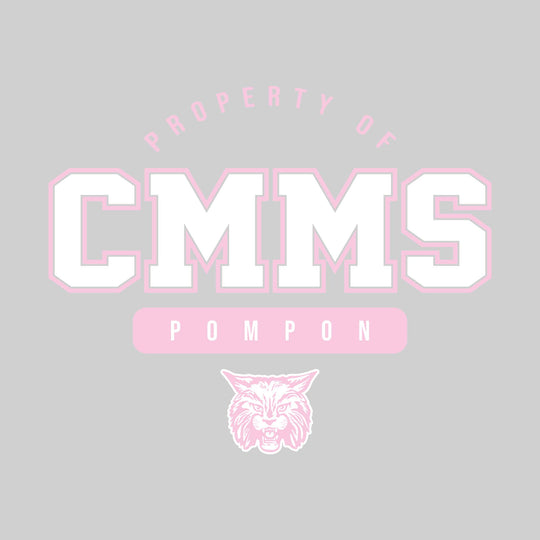 CMMS - Poms - Property of CMMS Pompon with Lower Mascot
