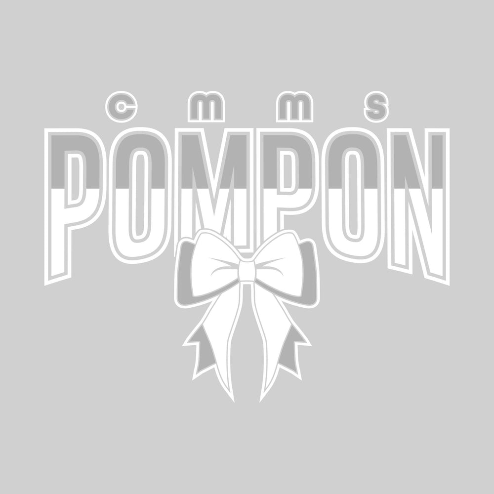 CMMS - Poms - Split-Color Pompon with Bow