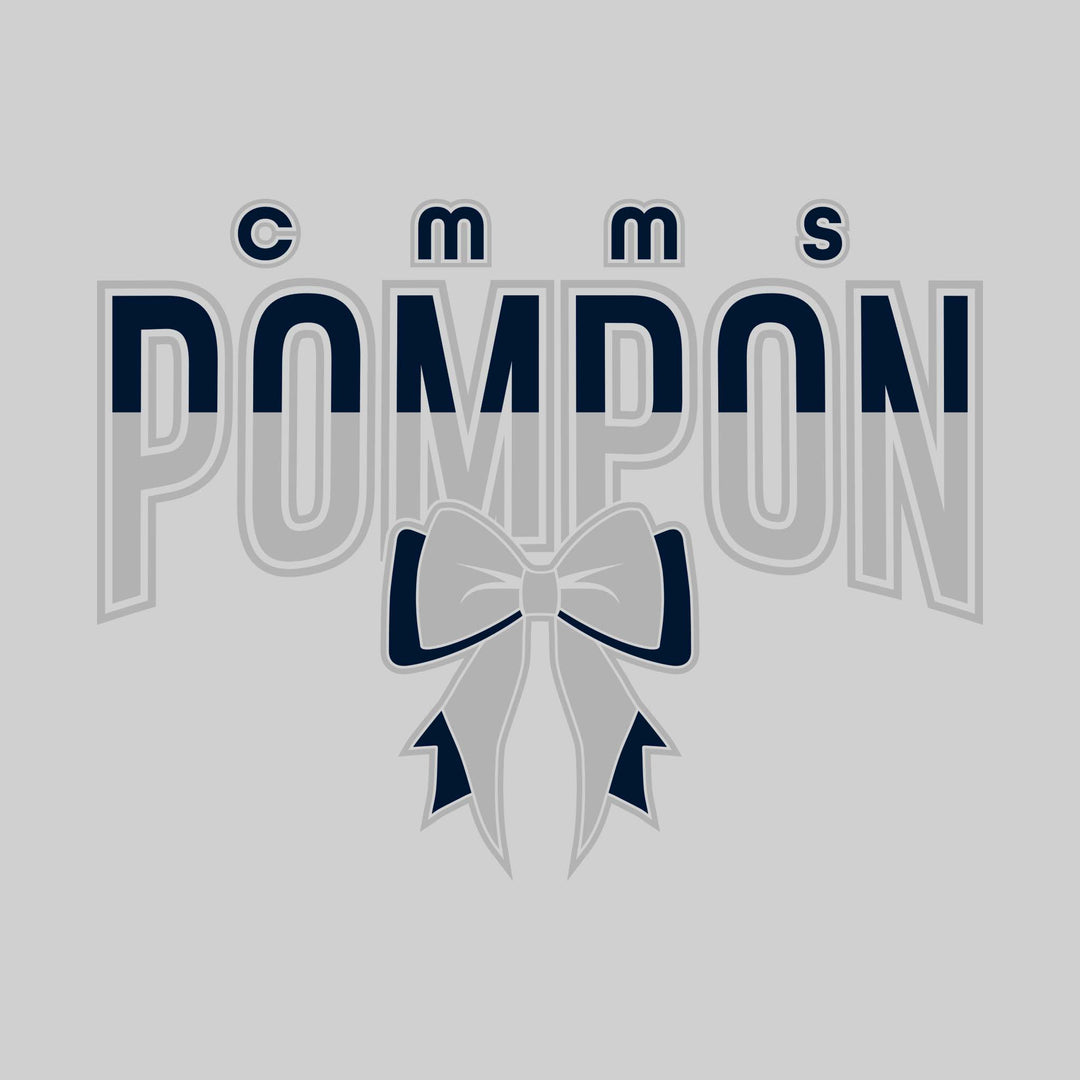 CMMS - Poms - Split-Color Pompon with Bow