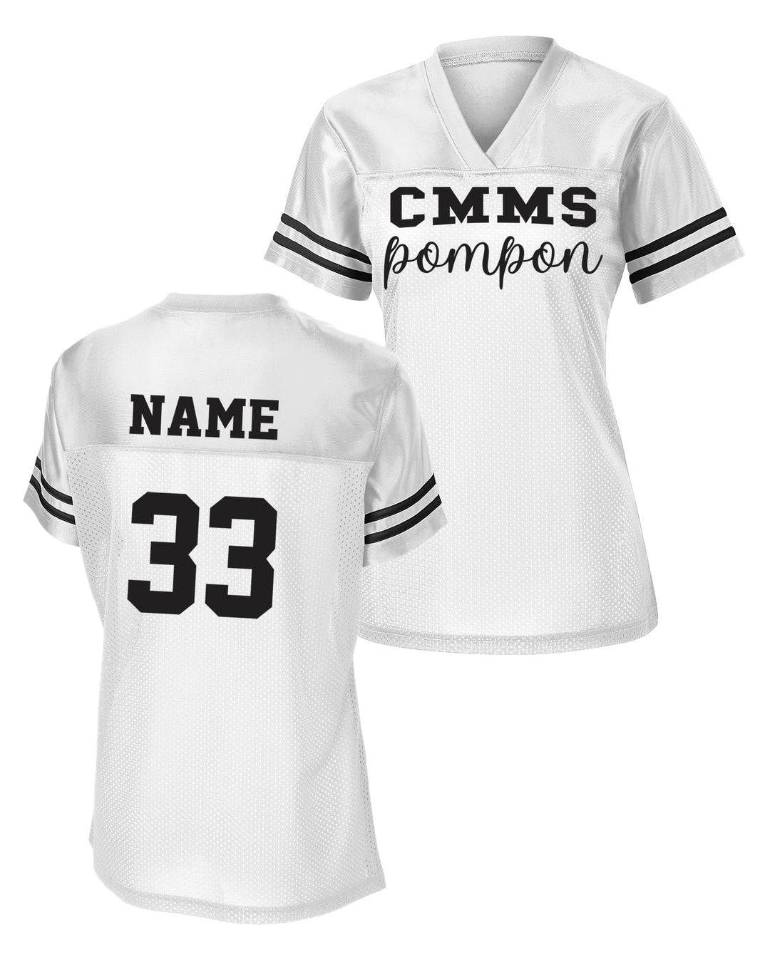 CMMS Bobcats - Poms - Ladies Replica Jersey